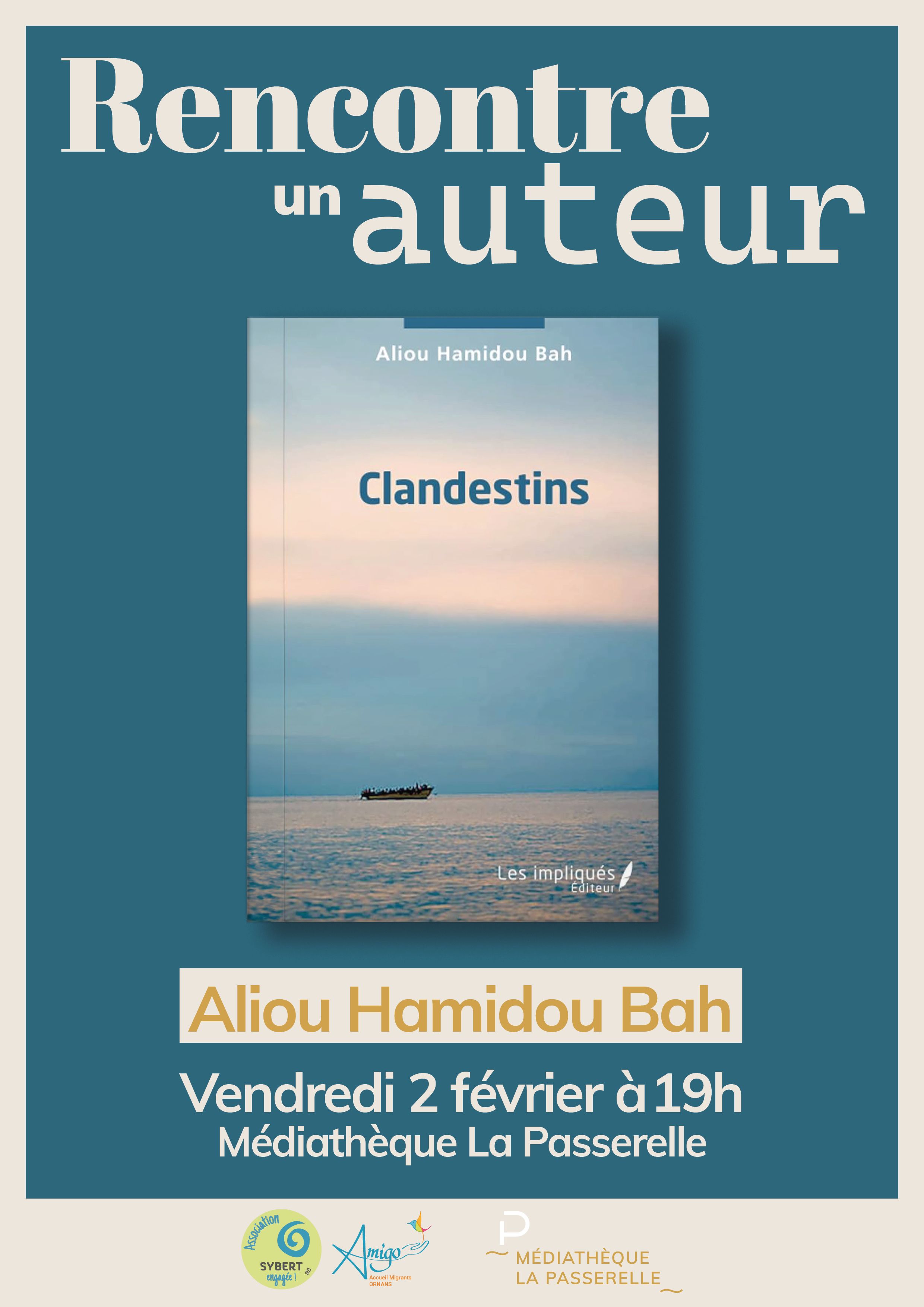 Affiche Rencontre un auteur Clandestins