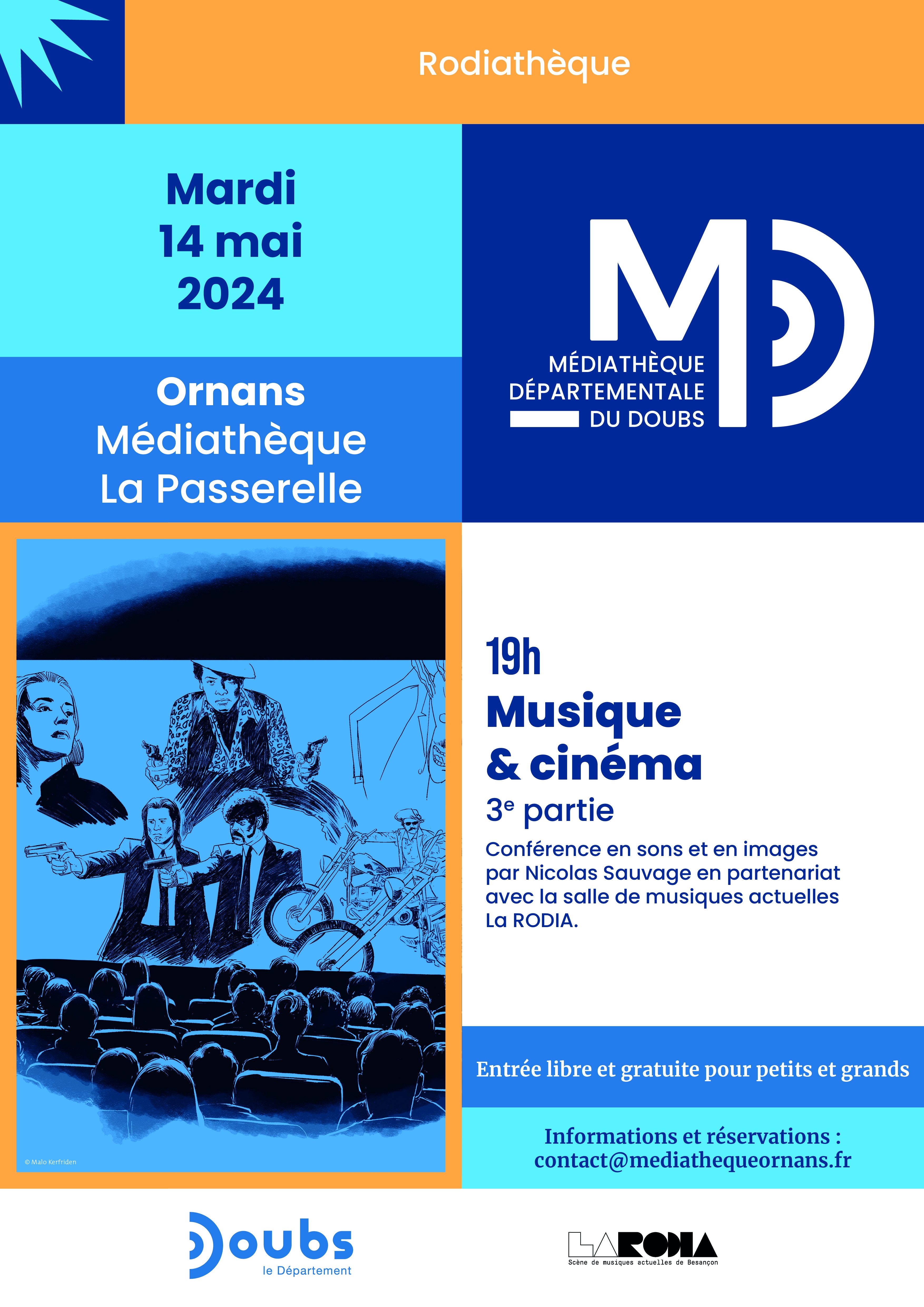 AFFICHE RODIATHEQUE 240514 ORNANS