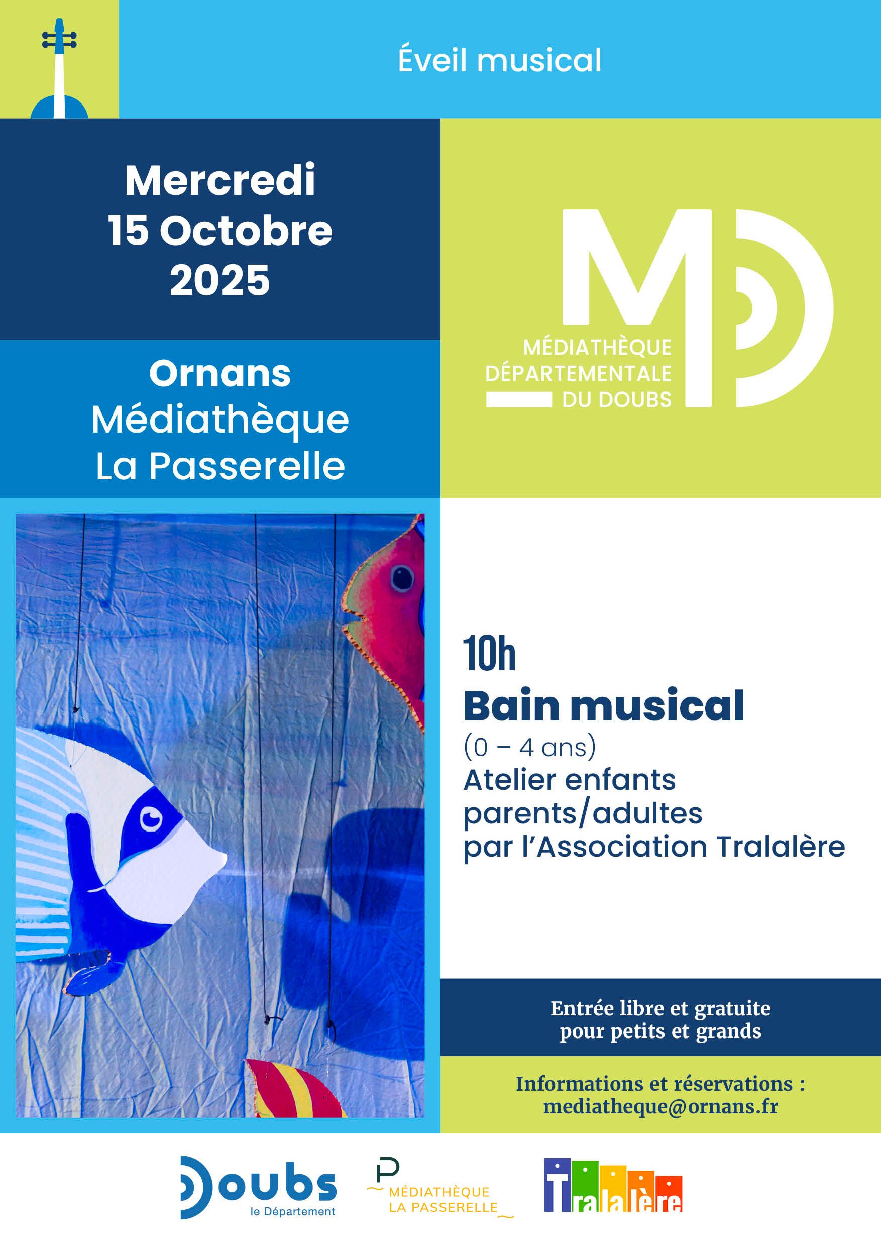 Affiche bain musical 15.10
